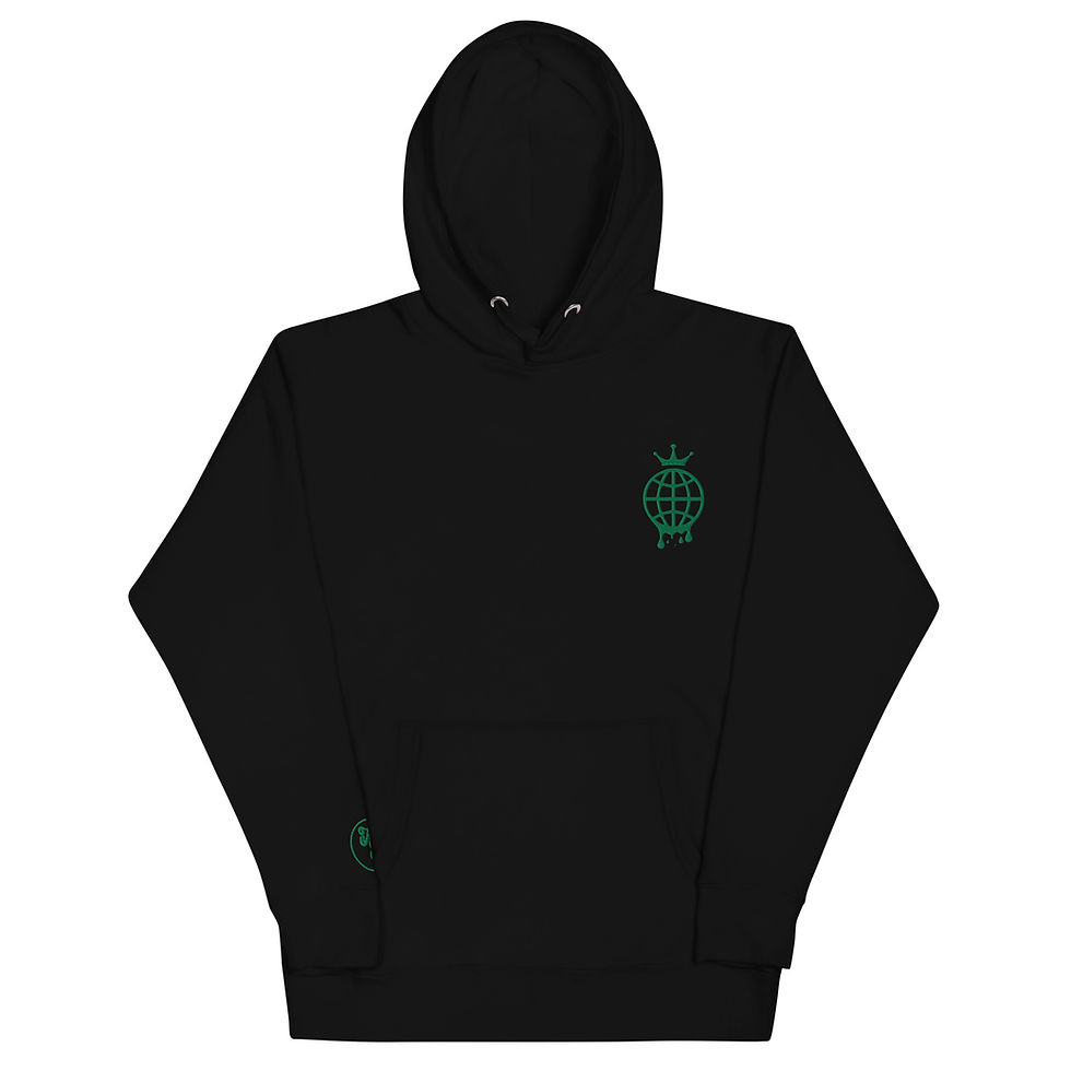 Kurupt Hoodlums "Basic Green Logo" Unisex Hoodie