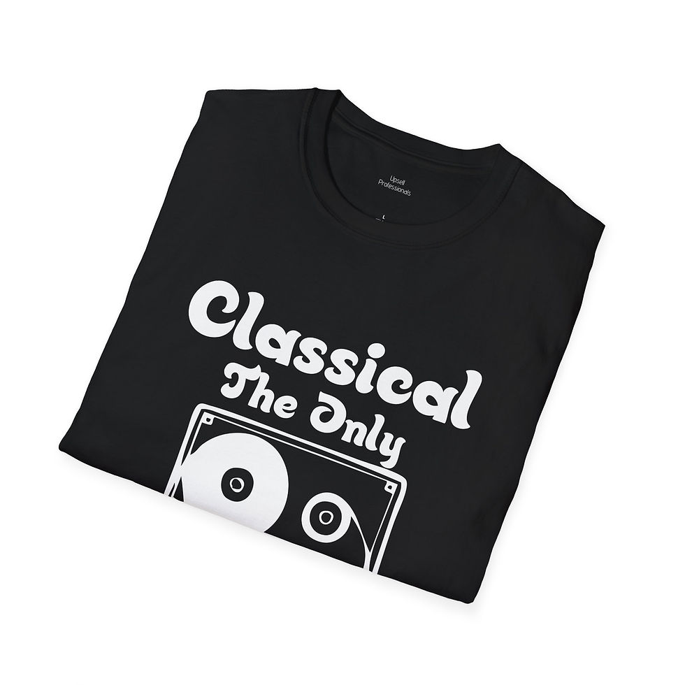 Thumbnail: a red t-shirt with the text "Classical Music" on the front