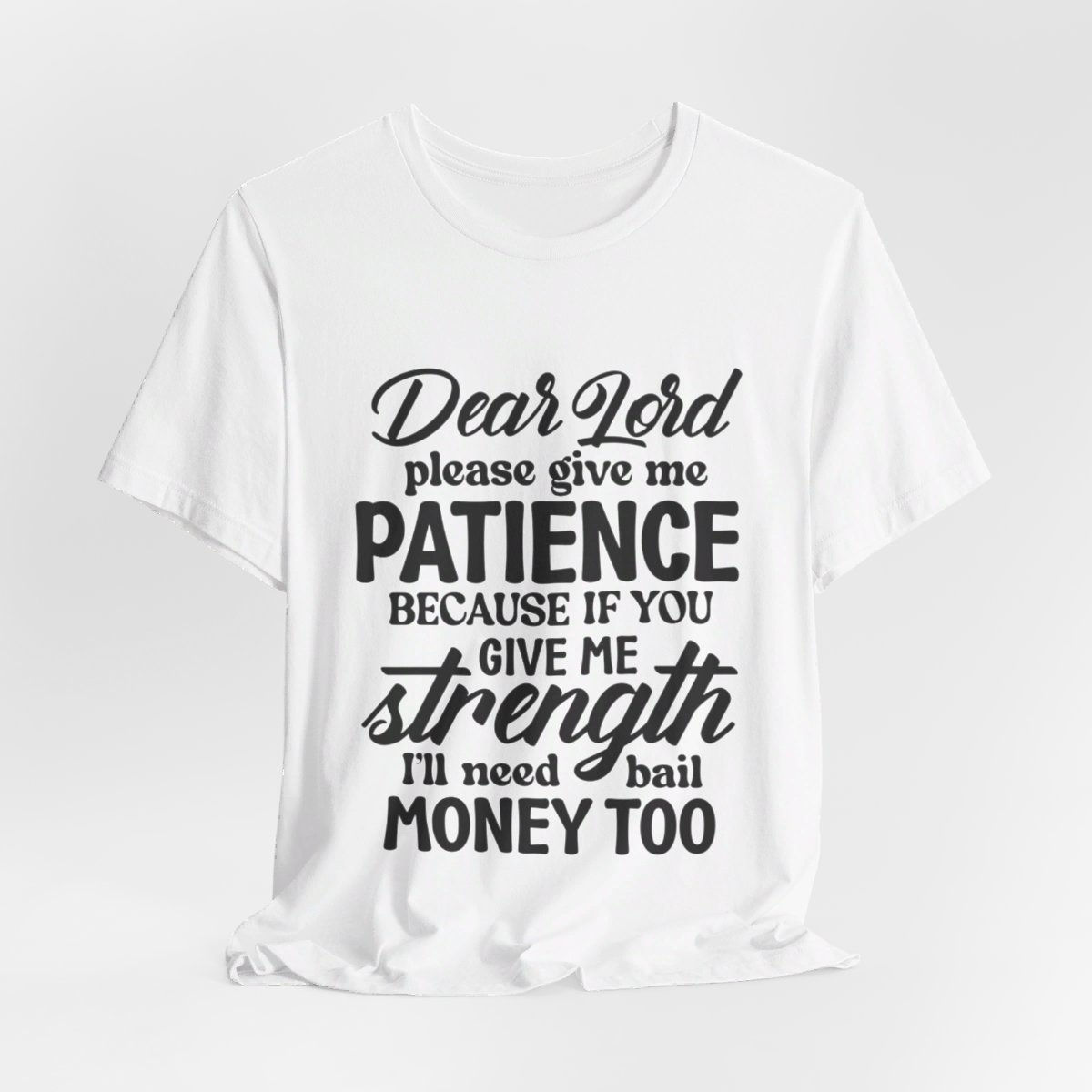 a t-shirt with text on the front