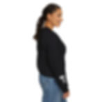 a sweatshirt inspired by Vegan with the word "vegan" on the right sleeve