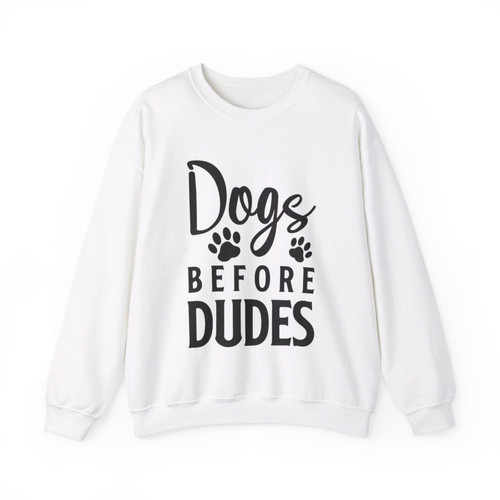 Dogs Over People Unisex Sweatshirt – Oversized Crewneck Fleece, Printed In USA