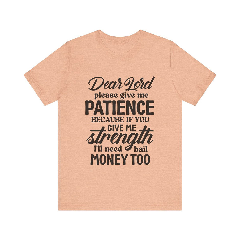 Thumbnail: a t-shirt with text on the front