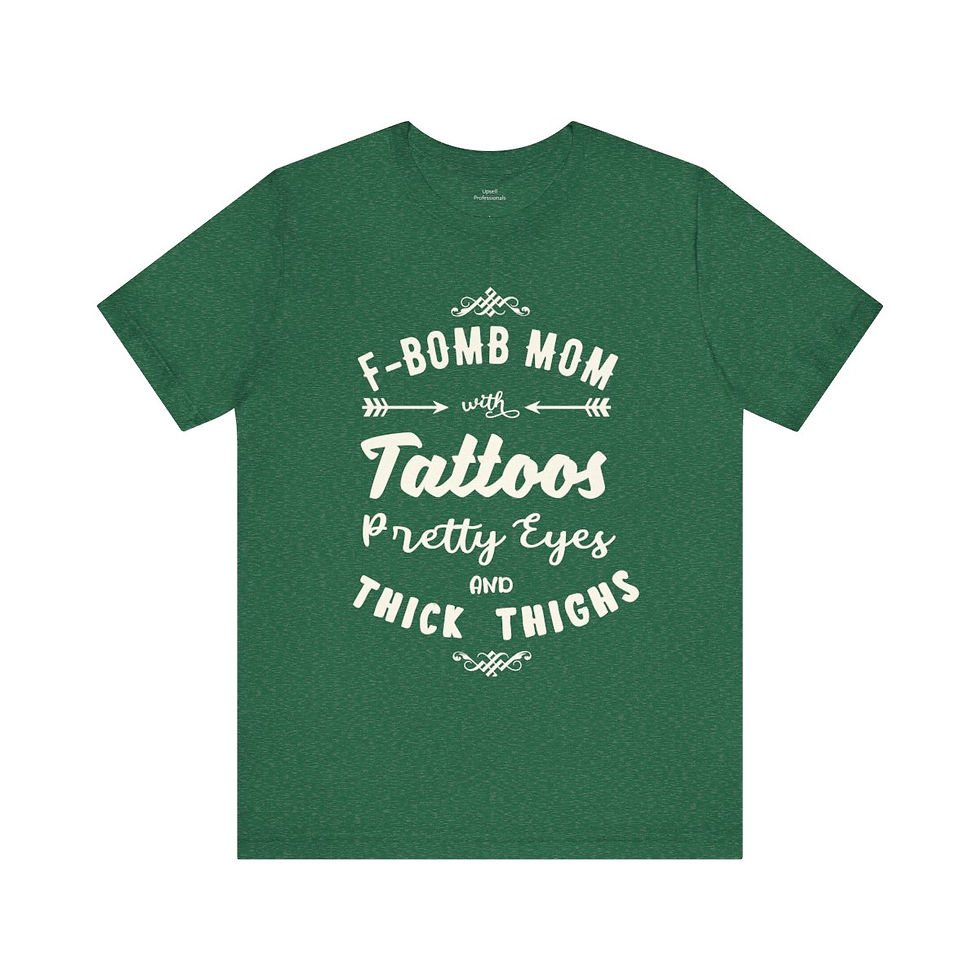 Thumbnail: a t-shirt with text on the front inspired by mother's day