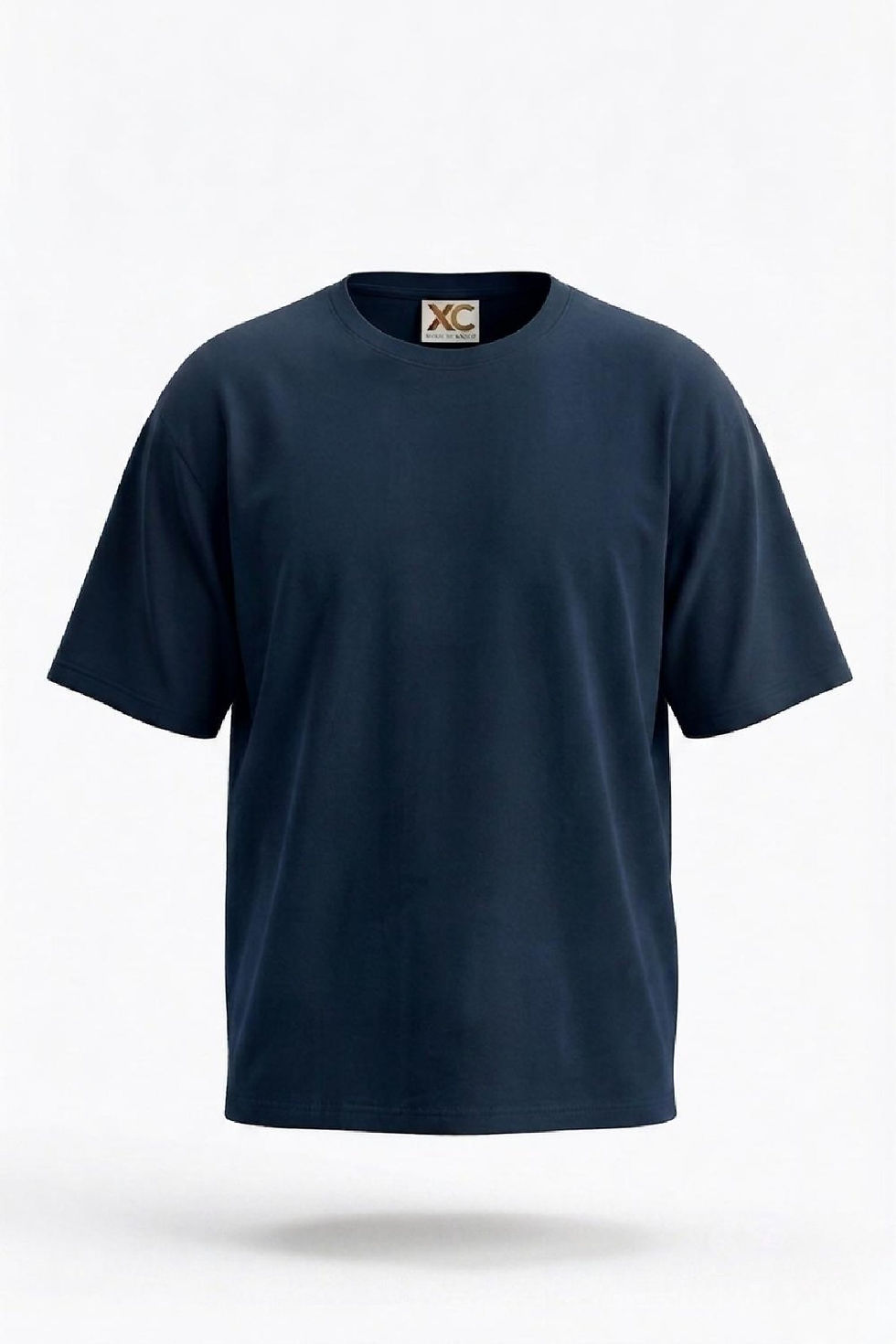 Thumbnail: RAMA BLUE FRENCH TERRY 100% COTTON OVERSIZE T-SHIRT