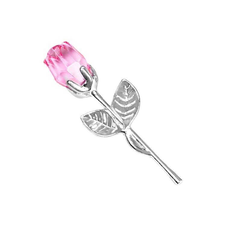 Miniatura: Valentine's Day Crystal Metal Rose Decoration