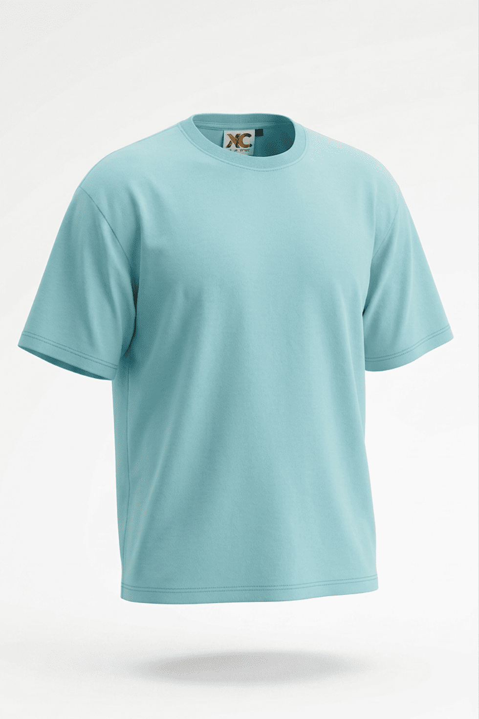 Thumbnail: SKY BLUE JERSY 100% COTTON OVERSIZE T-SHIRT