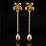Thumbnail: Divine golden nectar earrings