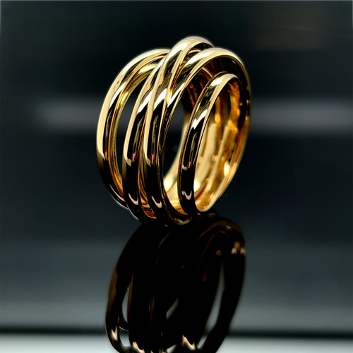 Roller coaster ring goldcraft