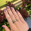 Thumbnail: Peridot clover ring