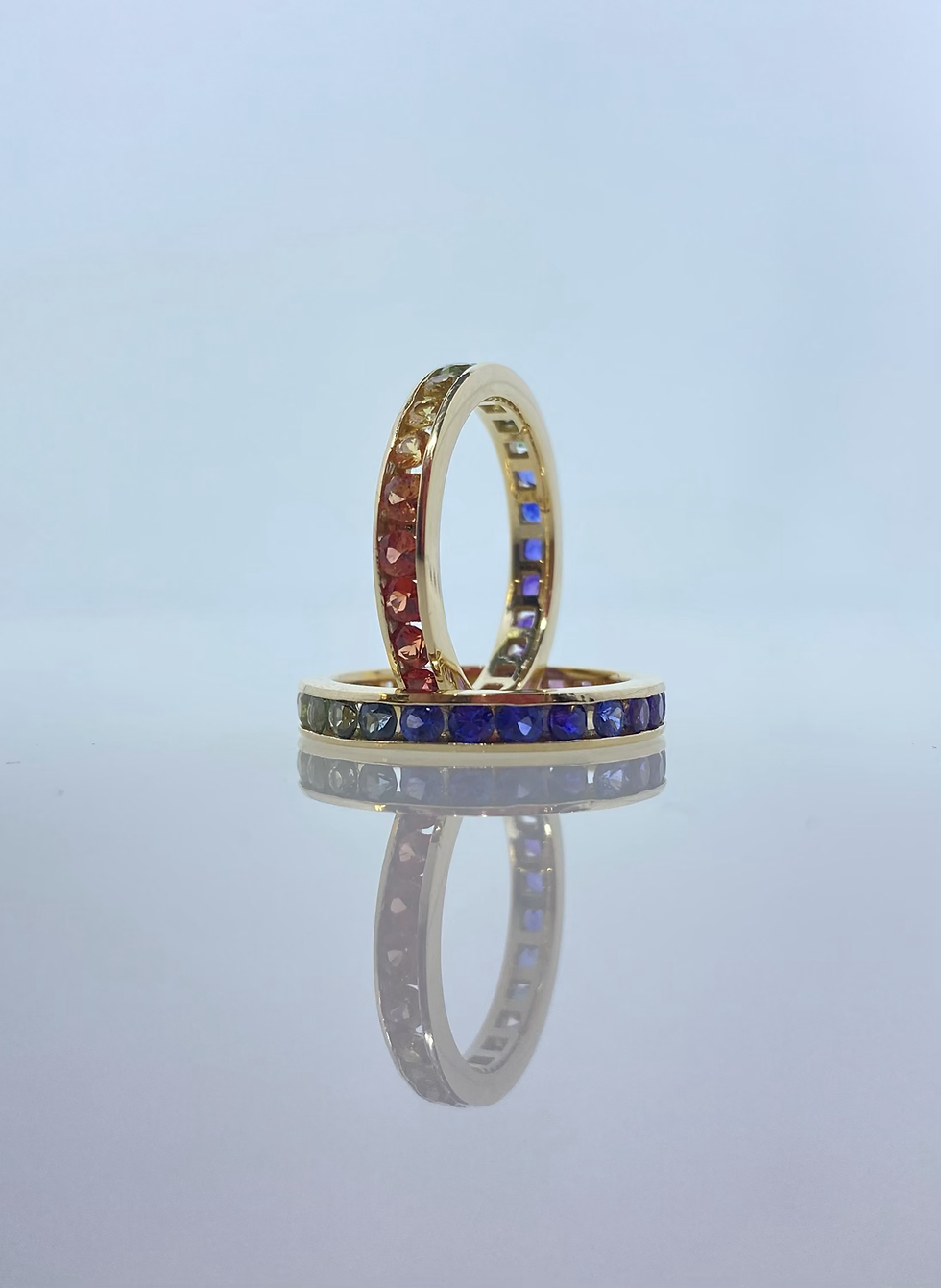 Thumbnail: Candy rainbow eternity ring