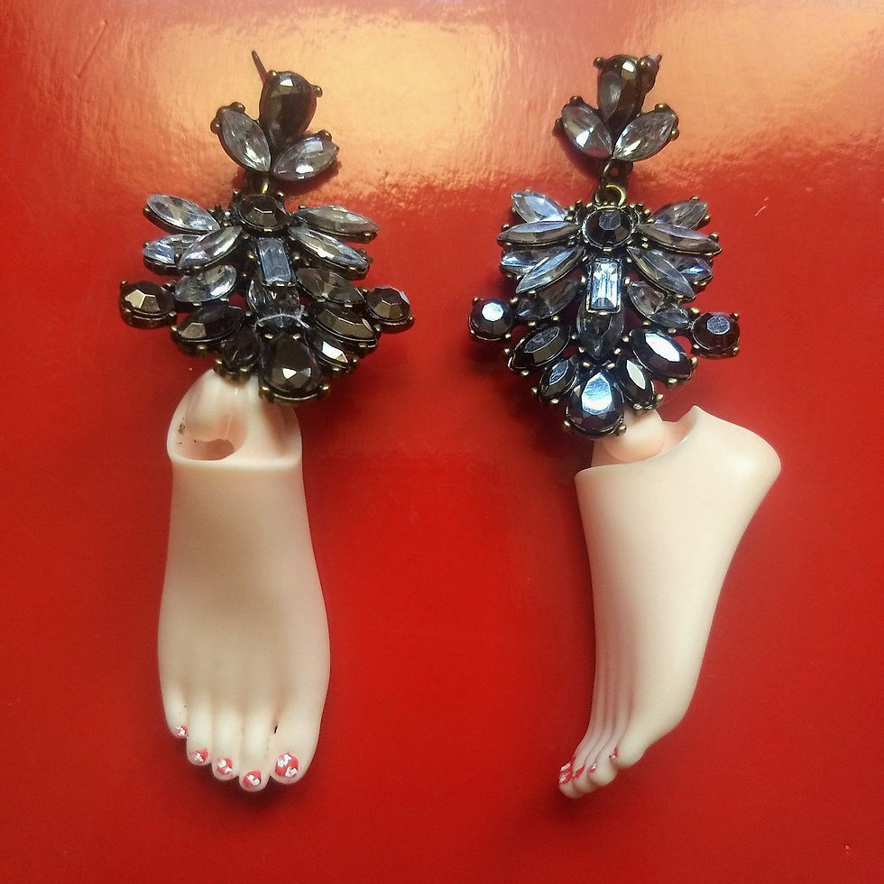 Glam Foot Earrings