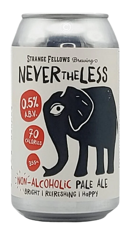 Strange Fellows Brewing Never The Less Non-Alcoholic Pale Ale