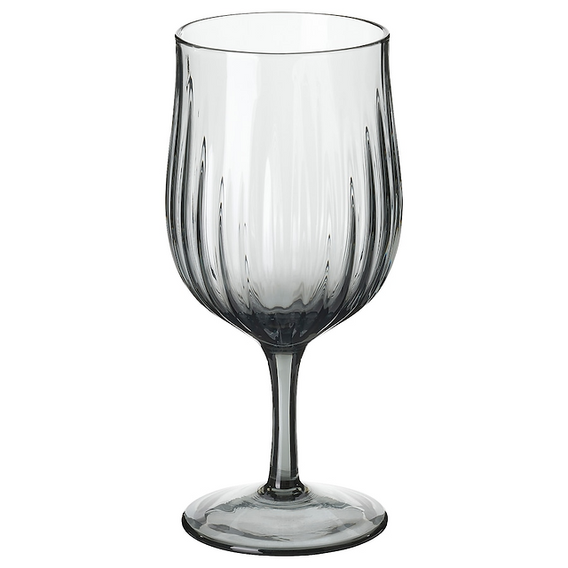 Verre à vin, gris, Höstagille - IKEA