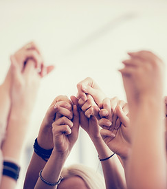 Women Holding Hands