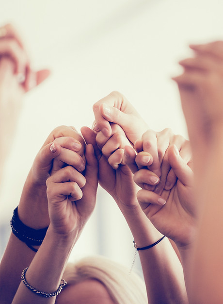 Women Holding Hands