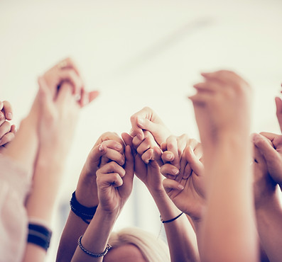 Women Holding Hands