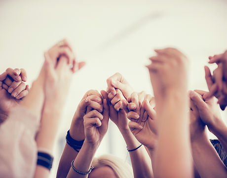 Women Holding Hands