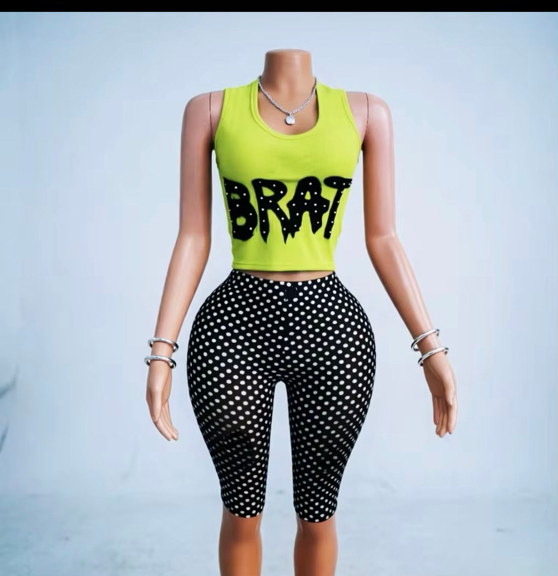 Bratz 2 pc biker short set