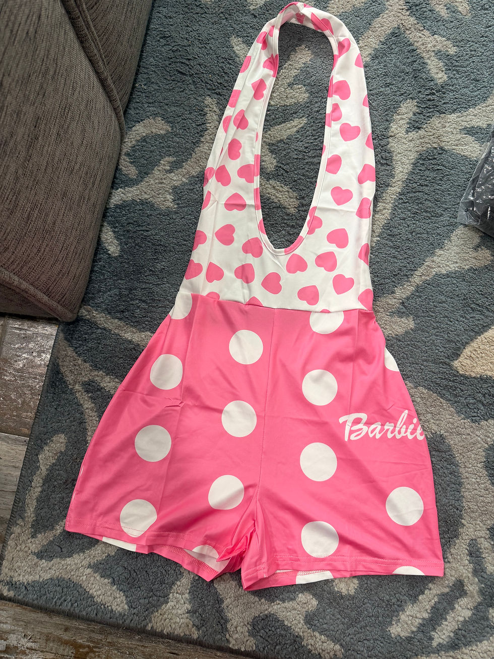 Thumbnail: “Barbie” polk dot romper