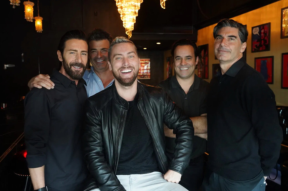 Lance Bass at Rocco's Gay Bar Los Angeles