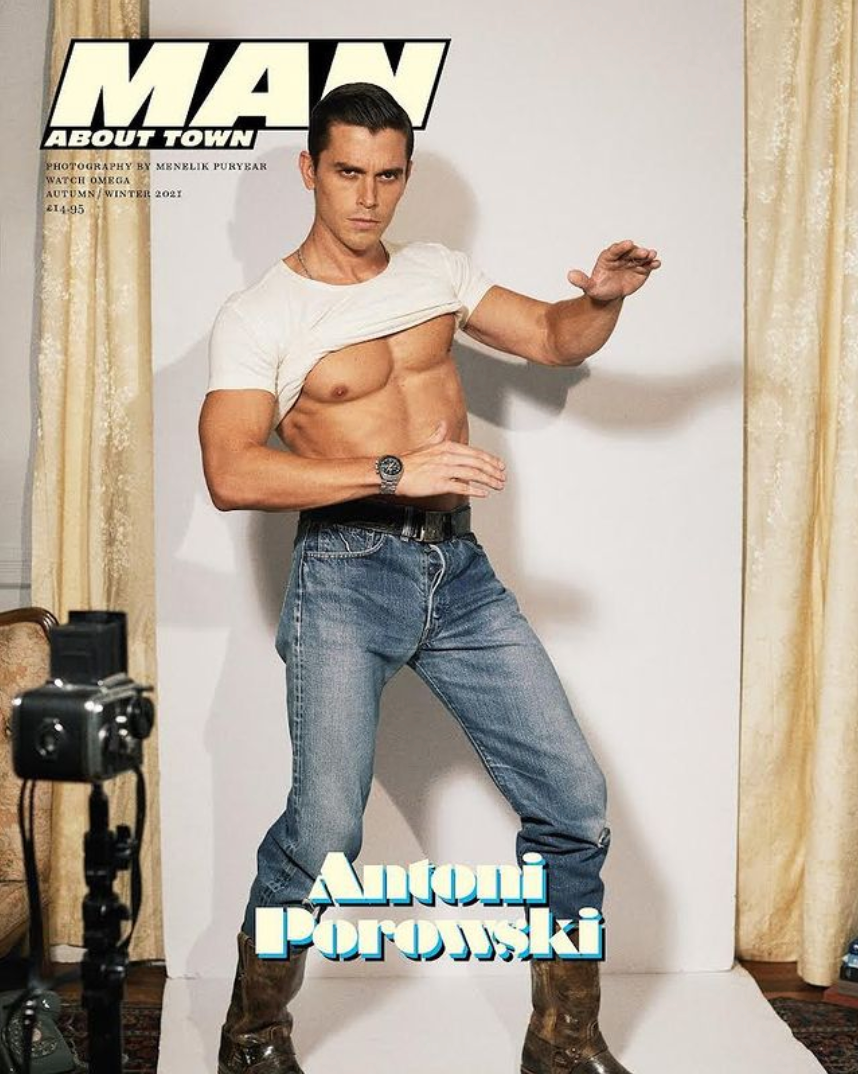 Antoni Porowski shirtless 'Man About Town'