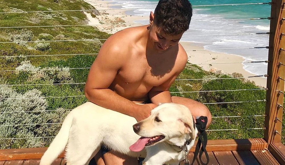 Jordan Bruno shirtless