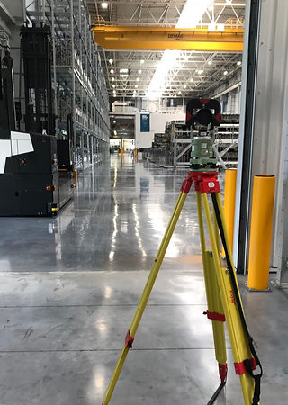 Target in industrial warehouse