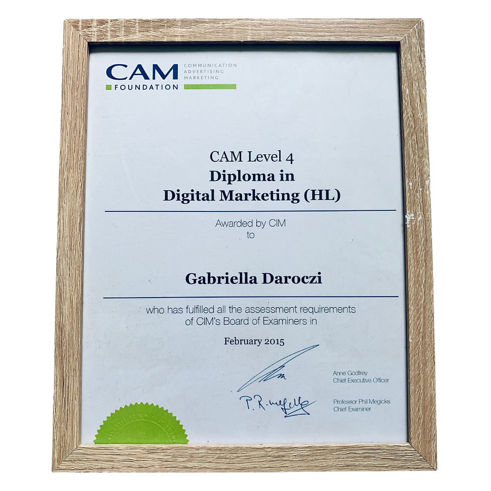 CAM Diploma in Digital Marketing