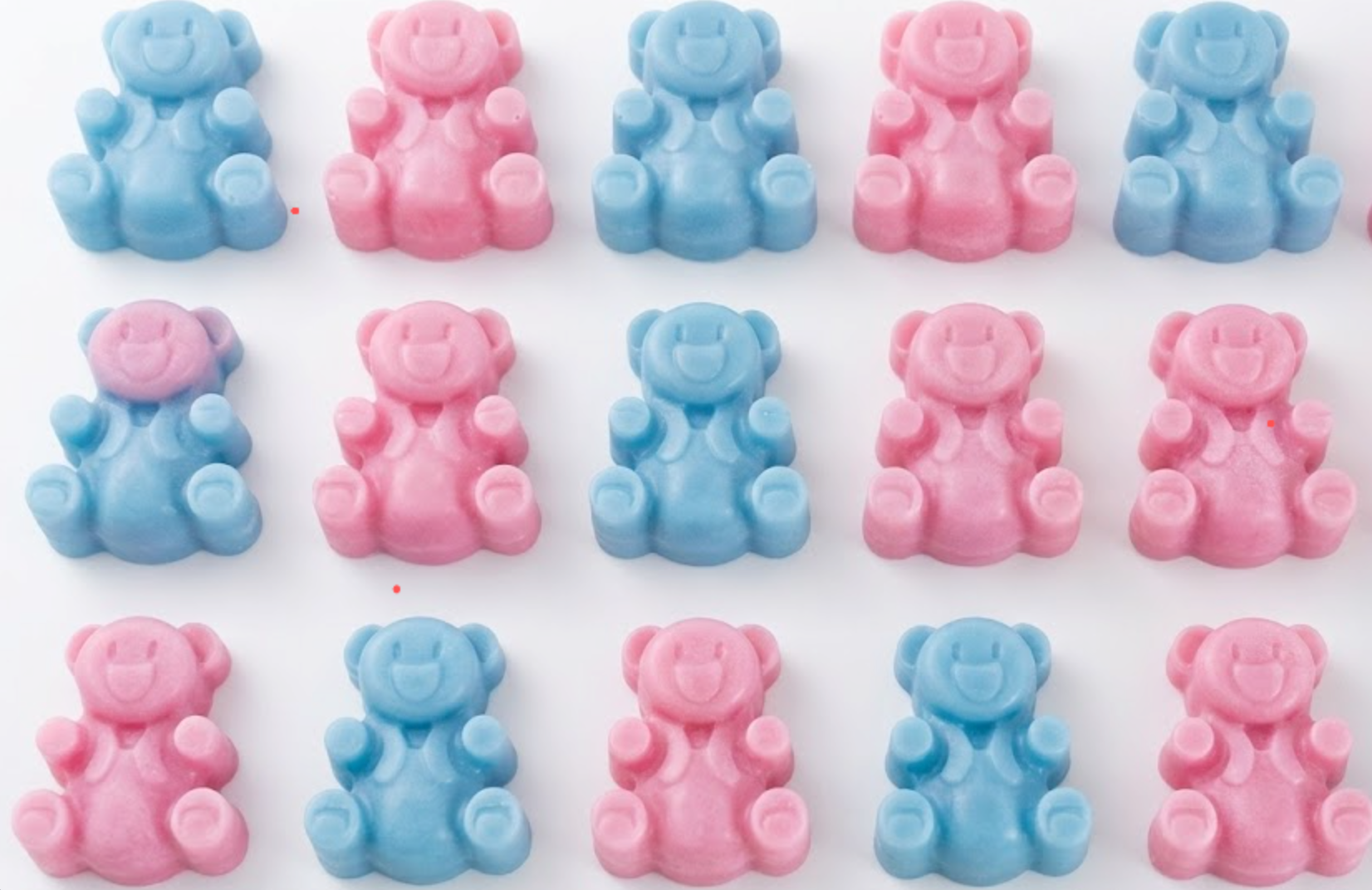 Gender Reveal Teddy Bear Soap 