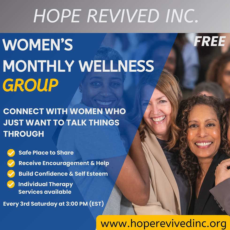 Hope Monthly Wellness Group