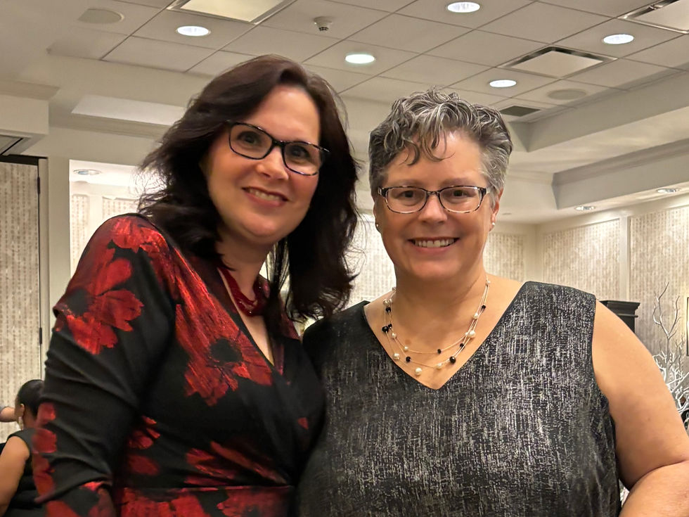 Tracey Lay and Michelle Doucette Cunningham, Executive Director of CT Network for Children and Youth