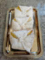 Topfentascherl (vanilla yogurt cream filled pastry)
