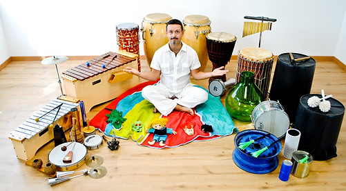 Foto di Andrea con strumenti