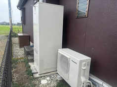 東区でエコキュートの入替工事を行いました。