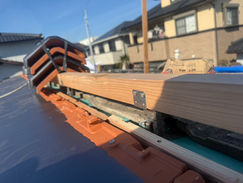 南区幸田現場の屋根葺き替え工事が完了しました。