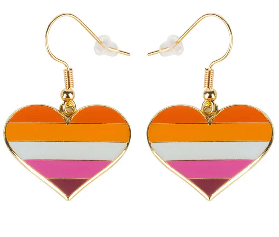 Thumbnail: Earrings (Hearts) - 12 Kinds