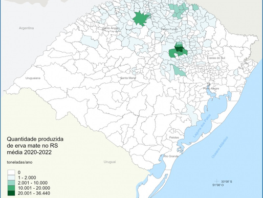 Atlas do Rio Grande do Sul situa produção e regiões de Erva-Mate