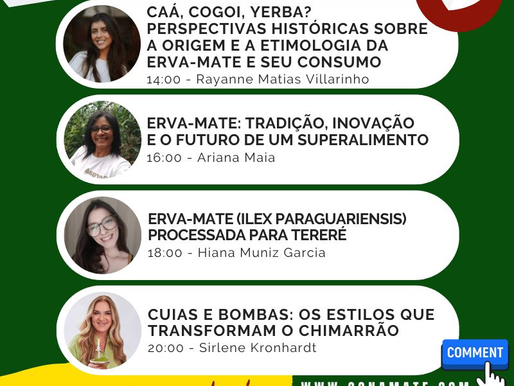 ConaMate entra no 3º dia e promove mais 4 palestras relacionadas à Erva-mate