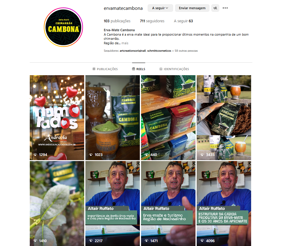 Instagram Erva-mate Cambona