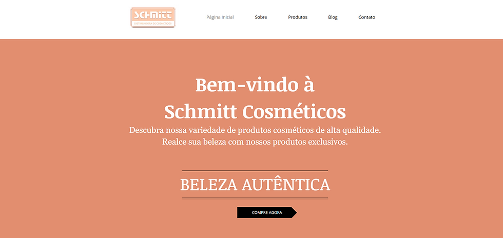 Site Schmitt Cosméticos