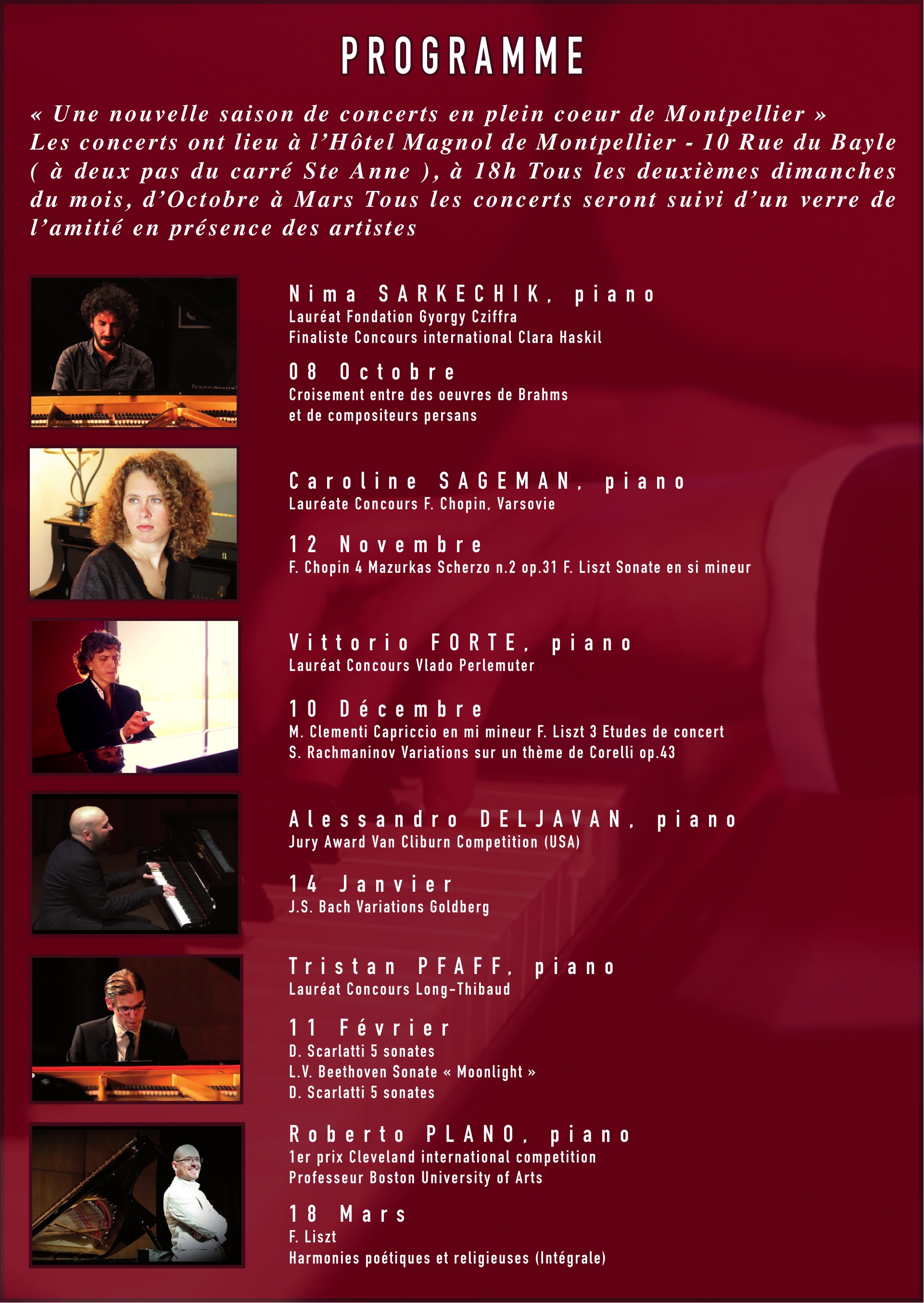 Programme détaillé