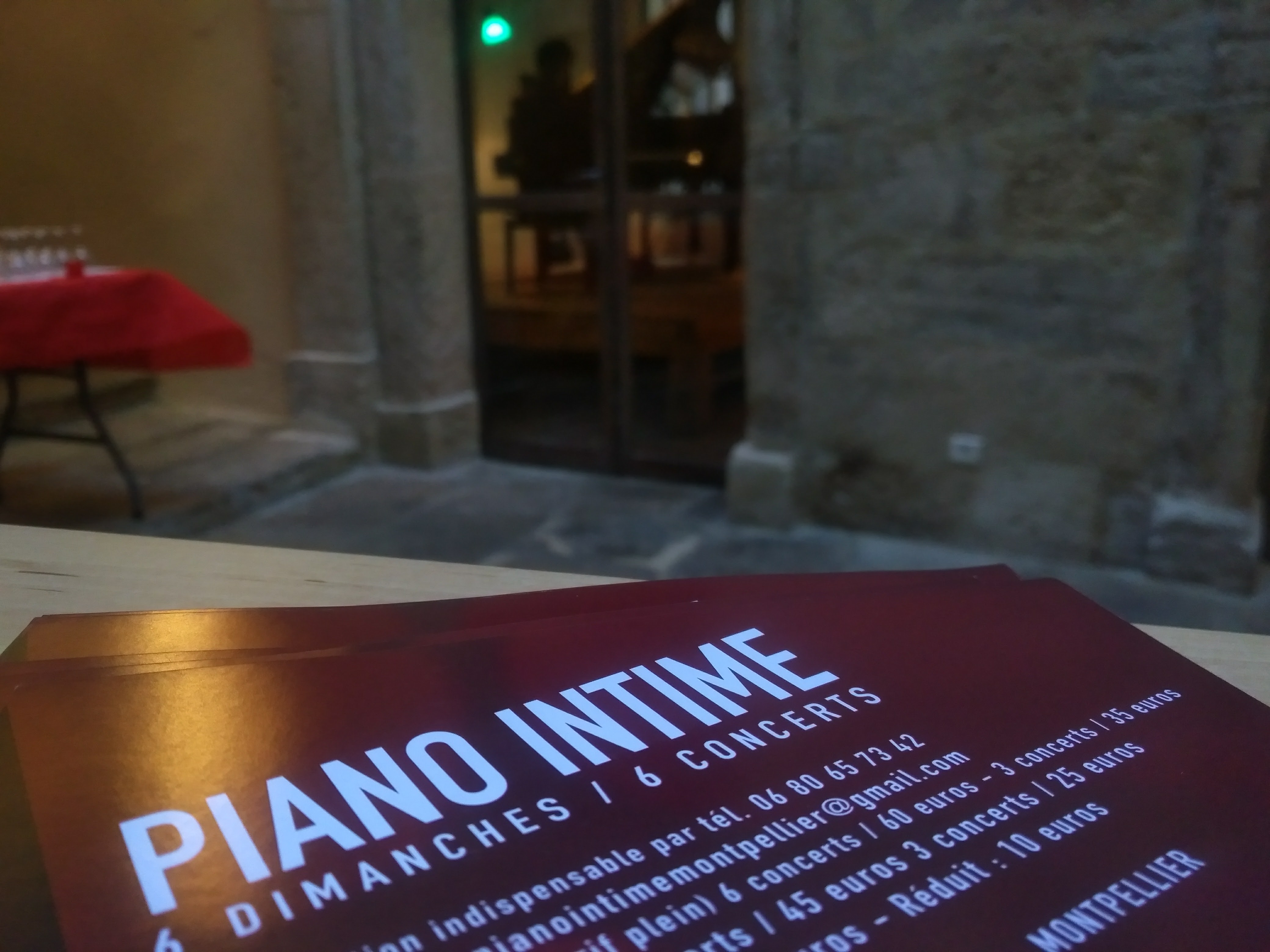 Piano Intime...le début!