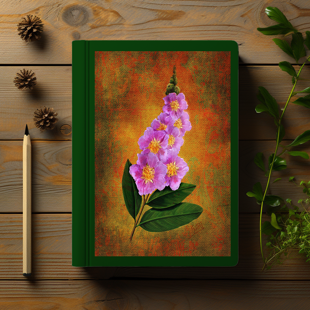 "Myrtle" Journal - Ruled Line Art and Design by artist Kait Matthews
