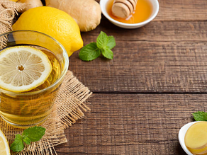  Lemon Ginger and Honey Tea 