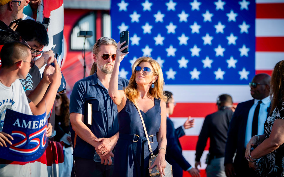 Jeremy and Kim Greenwood in Des Moines for America250 kick-off event