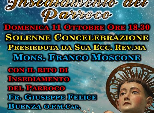 Insediamento del parroco a S. Menaio