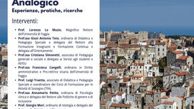 Il Metodo Analogico, a Vico il focus con l’Università di Foggia
