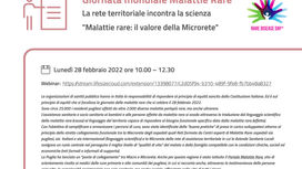 XV Giornata mondiale delle Malattie Rare