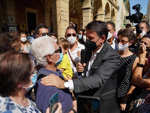 Giuseppe Conte a Cerignola