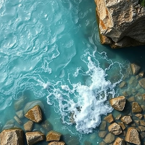 could you create a similar water and rock background as before_.jpg